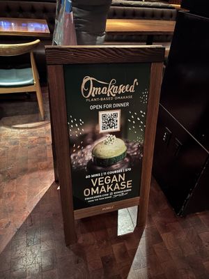 ad  at Omakaseed in New York City