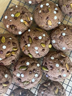 Chocolate & White Chocolate Pistachio  at Gems by Rubie - Pop-up in Stockton