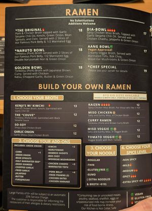  at Kenji's Ramen & Grill in Vancouver