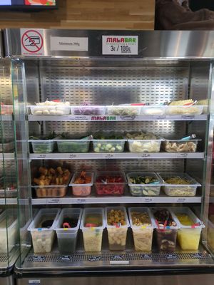 Ingredients shelf I at MalaBar in Aachen