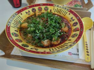 Prepared dish at MalaBar in Aachen