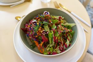 Bruschetta (vegan) at Le Colibri in Amiens