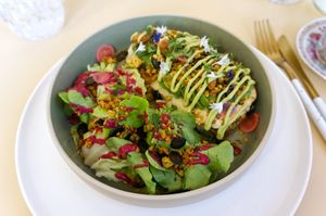 Avocado toast (vegan) at Le Colibri in Amiens