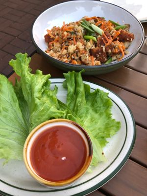 Laotian lettuce wraps  at Table Mesa Bistro in Bentonville