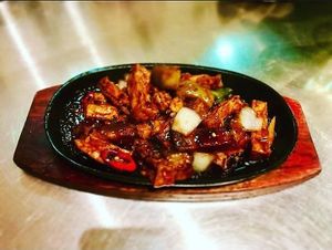 Tofu black bean at Viet Hoa Cafe & the Fruit in London