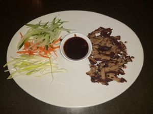 Crispy plant-based duck at Viet Hoa Cafe & the Fruit in London