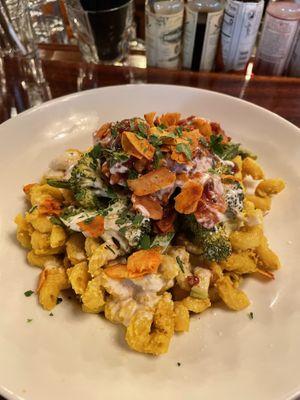 Mac n cheeze special yum   at Trumpet Blossom Cafe in Iowa City