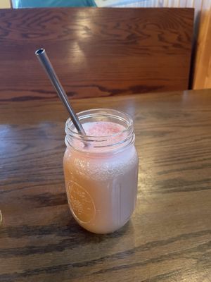seasonal juice blend (12 oz)  at Trumpet Blossom Cafe in Iowa City