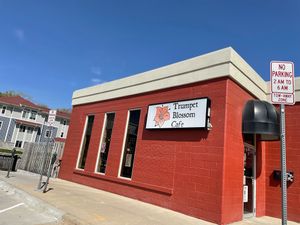  at Trumpet Blossom Cafe in Iowa City