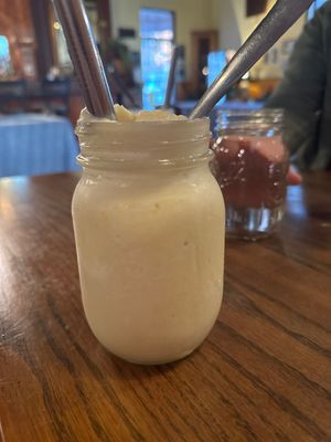 Sweet Corn Shake!!  at Trumpet Blossom Cafe in Iowa City