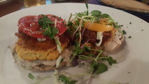 Vegan Florentine at Trumpet Blossom Cafe in Iowa City