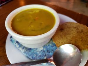 Curry vegetable soup at Trumpet Blossom Cafe in Iowa City