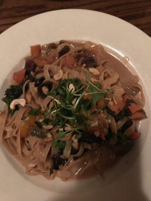 Fettuccine Alfredo  at Trumpet Blossom Cafe in Iowa City