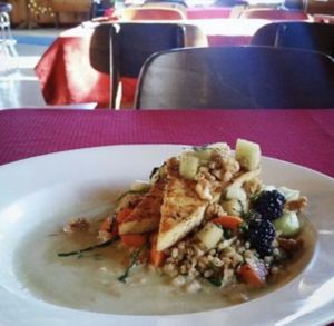 Entrees... at Trumpet Blossom Cafe in Iowa City