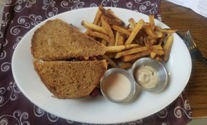 Incredible sandwiches  at Trumpet Blossom Cafe in Iowa City