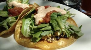 Tacos! at Trumpet Blossom Cafe in Iowa City