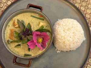 Green curryy  at Phatsara in Aix-en Provence