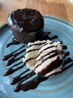 Vegan brownie   at Dervish in Berlin