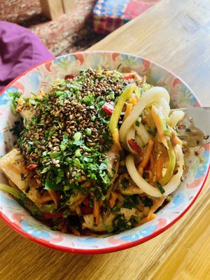 Laghman with tofu   at Dervish in Berlin