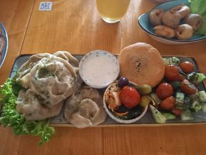 Manti plate at Dervish in Berlin