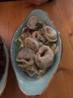 Barak (pasta stuffed with greens)  at Dervish in Berlin