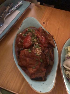 Dervish eggplant goulash   at Dervish in Berlin
