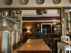 Inside of restaurant at Dervish in Berlin