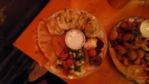 Uzbek manti plate at Dervish in Berlin