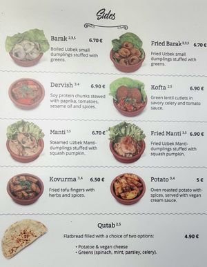 Sides at Dervish in Berlin