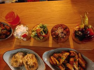 Part of lunch for 4 persons at Dervish in Berlin