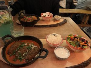 Kofta Set (Front) and Dervish Set (back)  at Dervish in Berlin