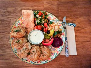 Meal at Dervish at Dervish in Berlin