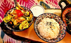 Kofta set sides at Dervish in Berlin