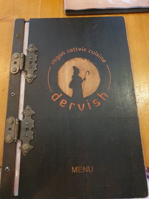 Menu at Dervish in Berlin