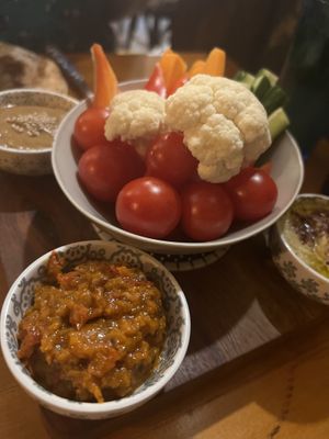 Four sauces   at Dervish in Berlin