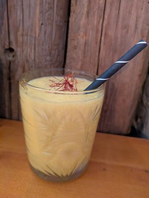 Mango lassi at Dervish in Berlin