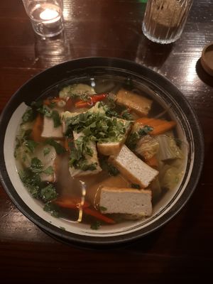 Pho with Tofu and Rice Noodles 👌🏻  at Qubi in Dortmund