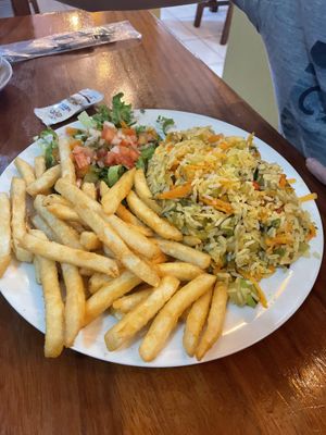 Seemed vegan but need to check! Vegetarian for sure    at El Rio  in La Fortuna