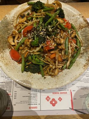 Yaki udon with extra veggies    at MoschMosch in Mainz