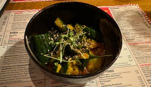 smashed cucumber salad  at MoschMosch in Mainz