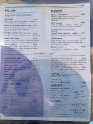 A vegetarian option but not much vegan on this side at Cathedral Cafe in Fayetteville