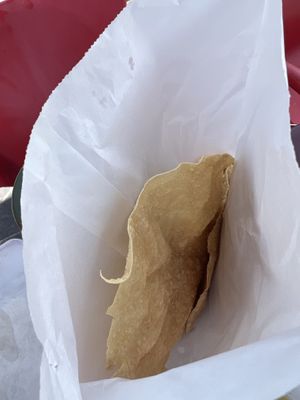 Papadums  at Curry Express in Biggera Waters