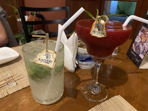 Samba Capirina & Frozen purple Daiquiri  at Kaiseki in Sucre