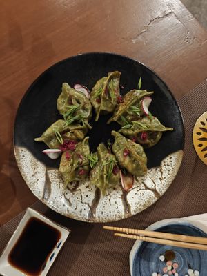 Gyozas at Kaiseki in Sucre