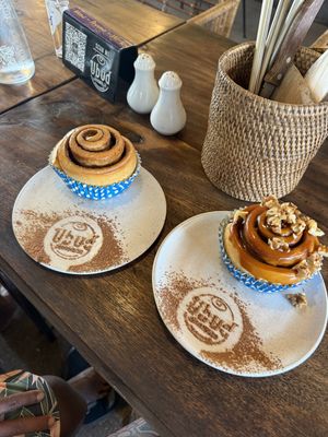 Original and salted date caramel   at Ubud Cinnamon in Ubud