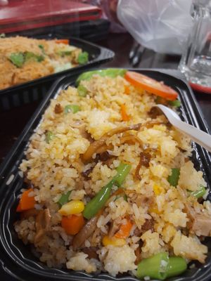 New fried rice dish at Vinh An Chay in Ho Chi Minh City