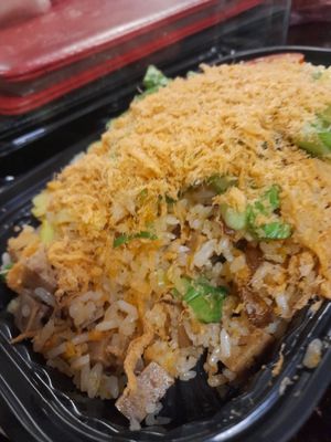 New fried rice dish at Vinh An Chay in Ho Chi Minh City