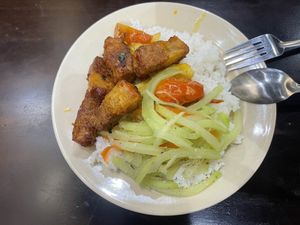 Com chay  at Vinh An Chay in Ho Chi Minh City