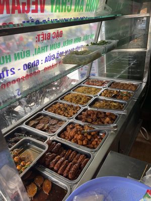 Arrive early for best choice   at Vinh An Chay in Ho Chi Minh City