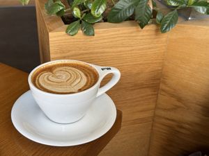 Pumpkin spice latte w/ oat milk   at Flat White Specialty Coffee - Al Hilal in Doha